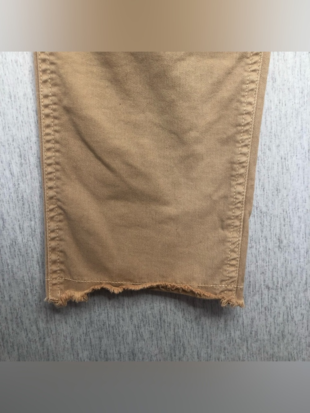 Nili Lotan Women’s Size 4 Slim Straight Jenna Pants Khaki Raw Hem Utility Twill - Picture 4 of 15